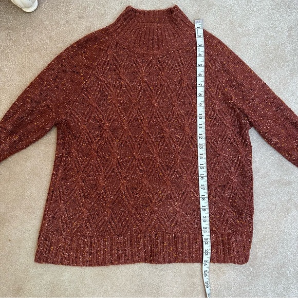 LOFT Turtleneck Speckled Fleck Sweater - Picture 6 of 8